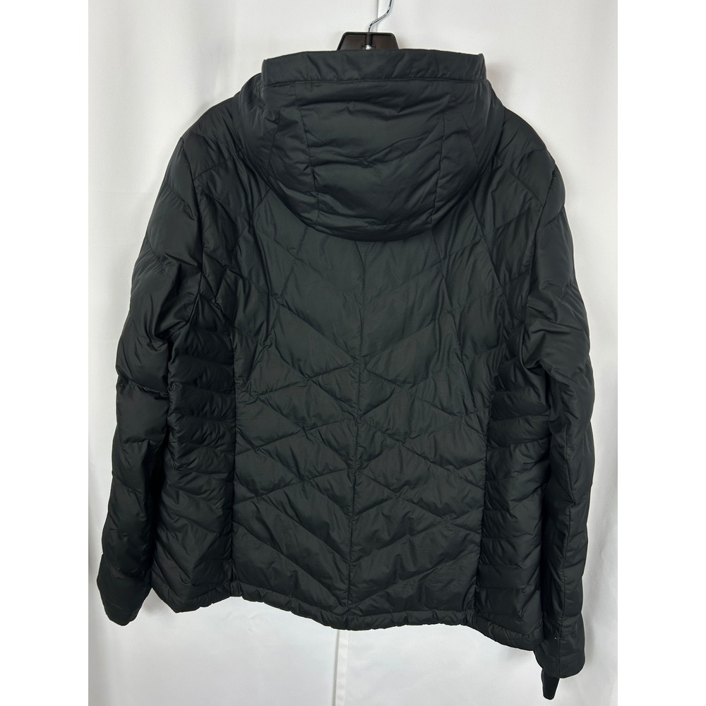 Columbia Heavenly Hooded Jacket Black Omni-Heat Polyester Puffer Quilted XL - Picture 2 of 10